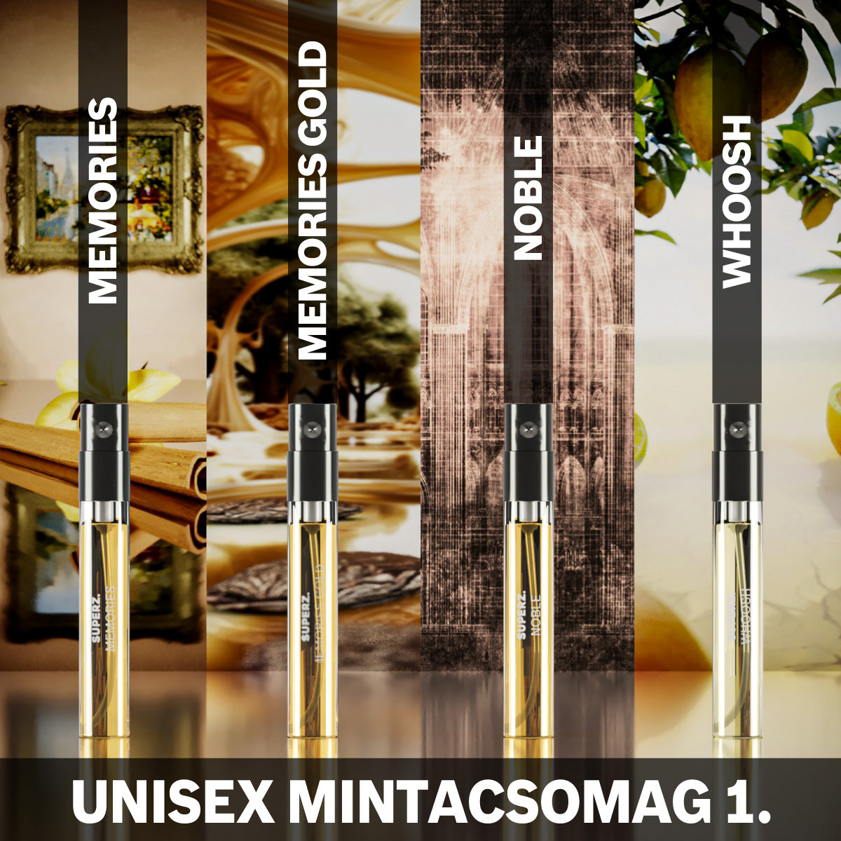UNISEX MINTACSOMAG 1. - 4x1,5 ml - Extrait De Parfum