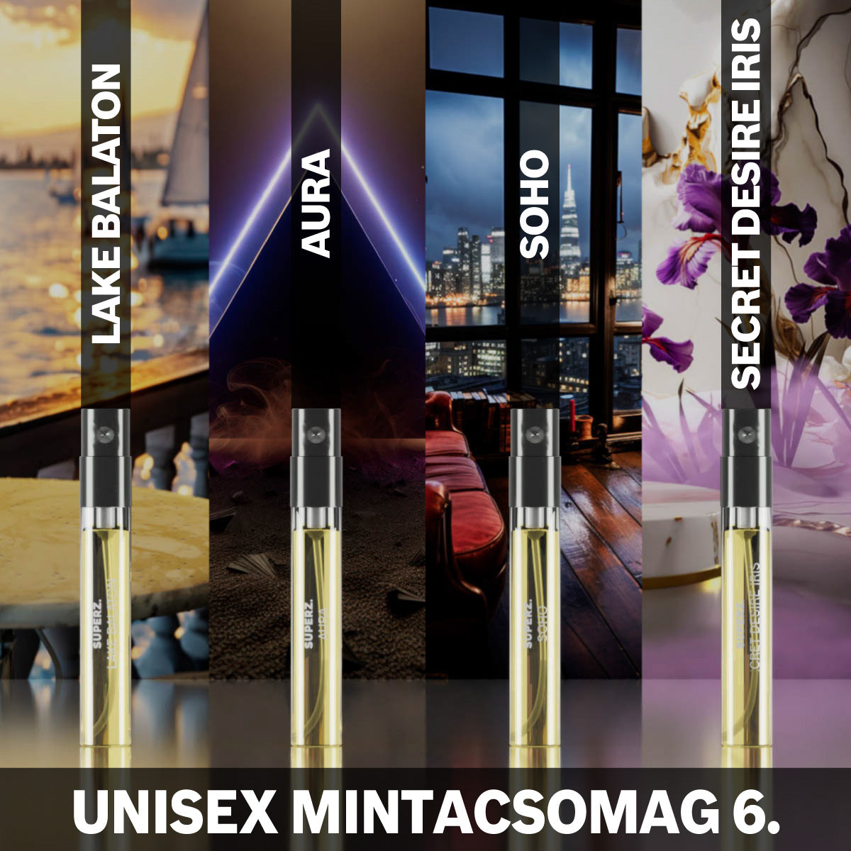 UNISEX MINTACSOMAG 6. - 4x1,5 ml - Extrait De Parfum