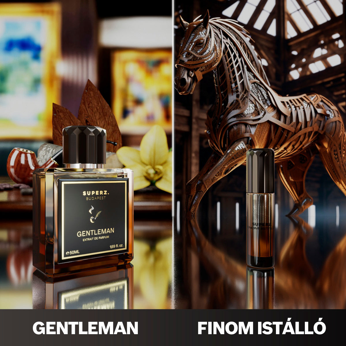 Szilveszteri szett - Gentleman 50 ml + Finom Istálló 6 ml - Férfi