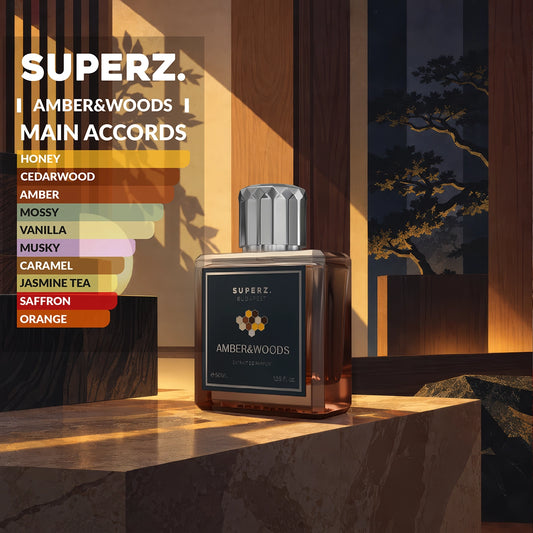 Amber & Woods - 50 ml Extrait De Parfum - Unisex