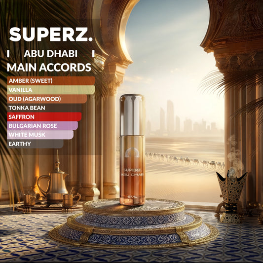 Abu Dhabi - 6 ml exclusive 100% parfümolaj - Unisex - Megújult dobozban!