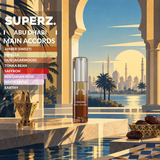 Abu Dhabi - 6 ml exclusive 100% parfümolaj - Unisex - Megújult dobozban!