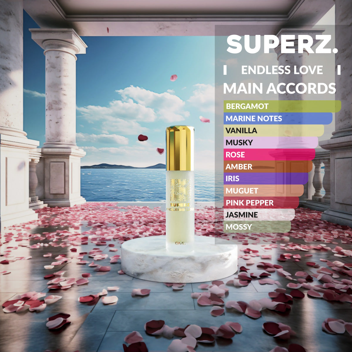 Endless Love - 6 ml exclusive 100% parfümolaj - Női - Megújult dobozban!