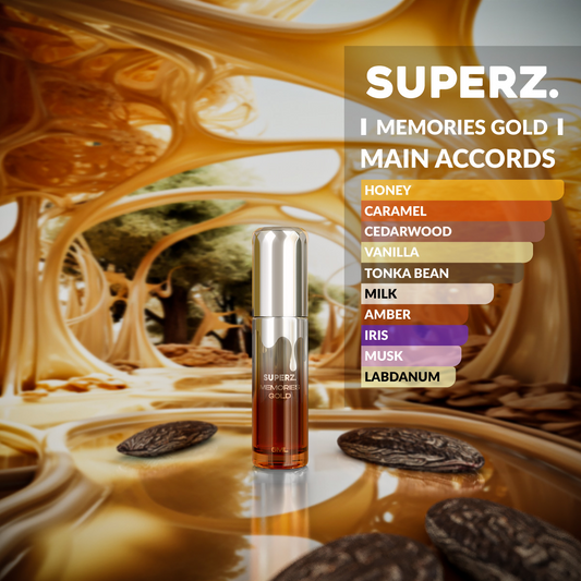 Memories Gold - 6 ml exclusive 100% parfümolaj - Unisex