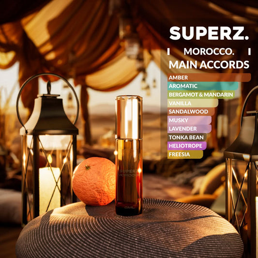 Morocco - 6 ml exclusive 100% parfümolaj - Unisex - Megújult dobozban!