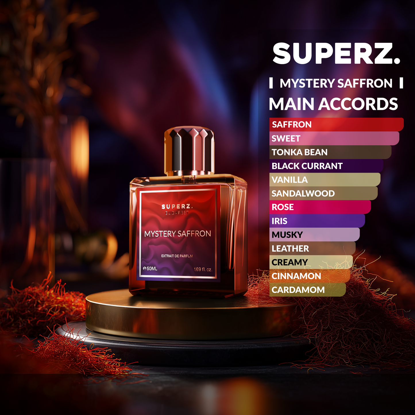 Mystery Saffron - 50 ml Extrait De Parfum - Unisex