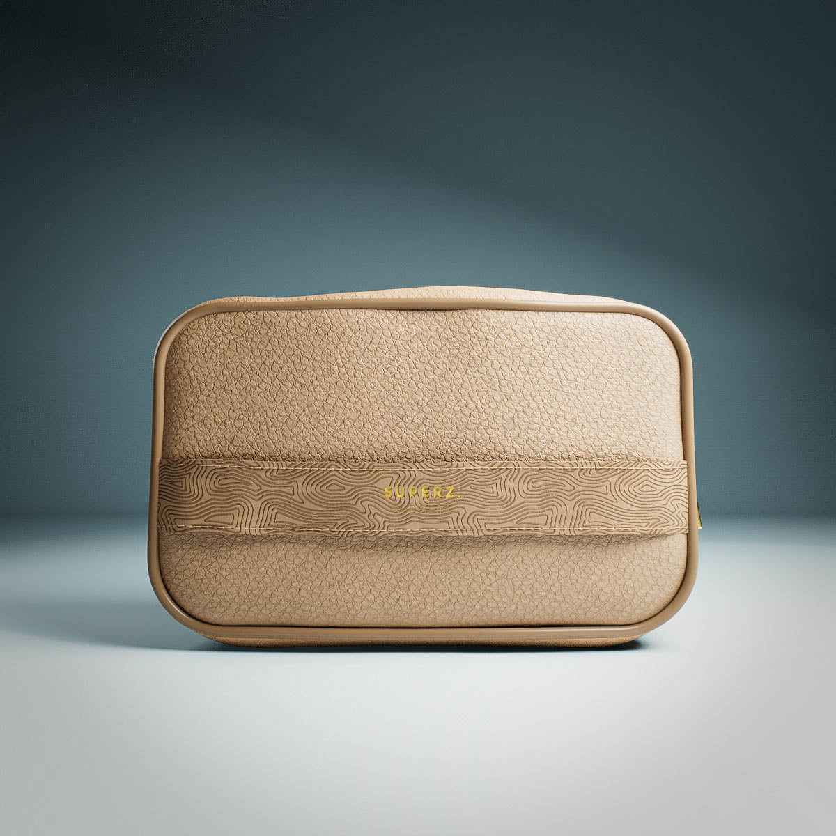 Prémium vegán bőr kézitáska - bézs