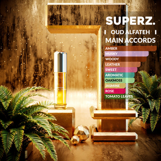 Oud Alfateh - Eredeti Oud olajjal! - 6 ml 100% parfümolaj - Unisex