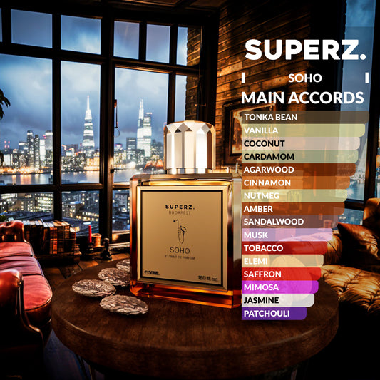 Soho 50 ml Extrait De Parfum - Unisex - Megújult dobozban!