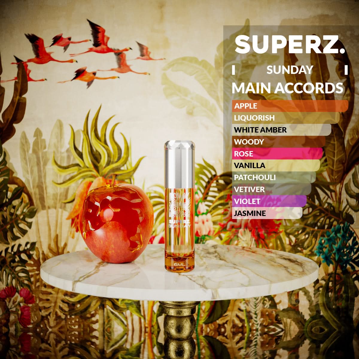 Sunday - 6 ml exclusive 100% parfümolaj - Unisex