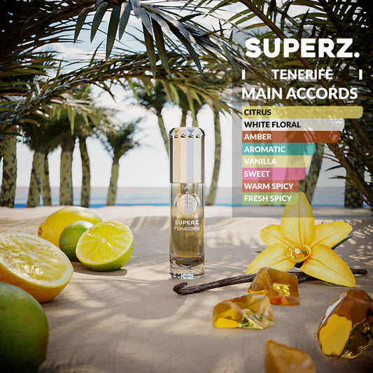 Tenerife - 6 ml exclusive 100% parfümolaj - Unisex - Megújult dobozban!