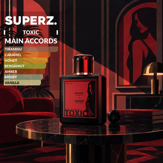 SUPERZ. x BACKOFF by Tóth Andi - Toxic - 50ml Extrait de Parfum - Unisex