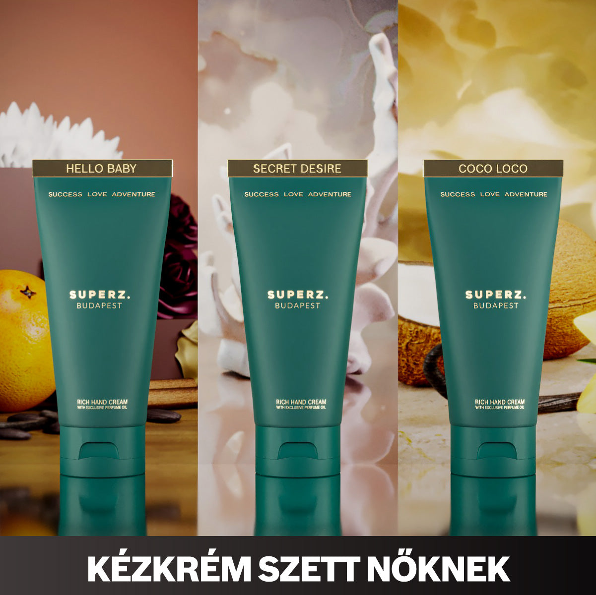 Kézkrém szett - 3x100 ml - Női