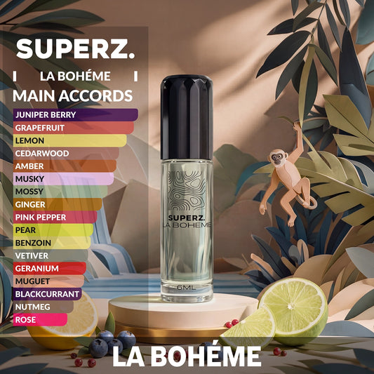 La Bohéme - 6 ml exclusive 100% parfümolaj - Férfi