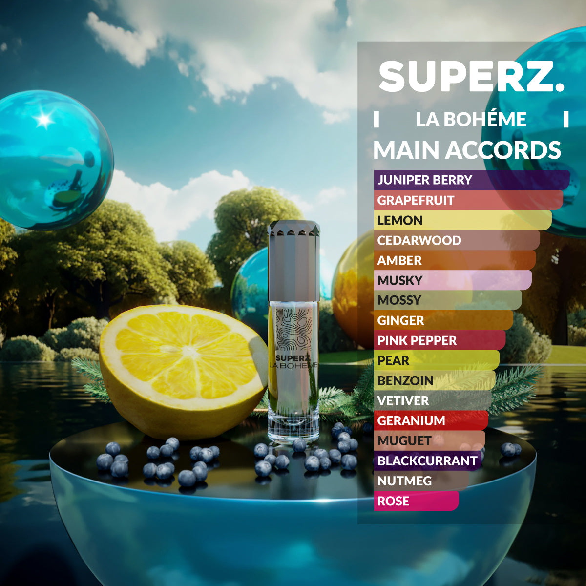 La Bohéme - 6 ml exclusive 100% parfümolaj - Férfi