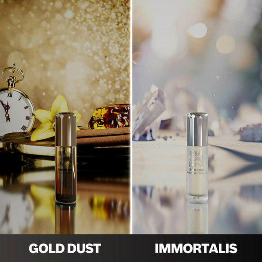 SZETT - Gold Dust & Immortalis - 2x6 ml Parfümolaj - Férfi/Unisex