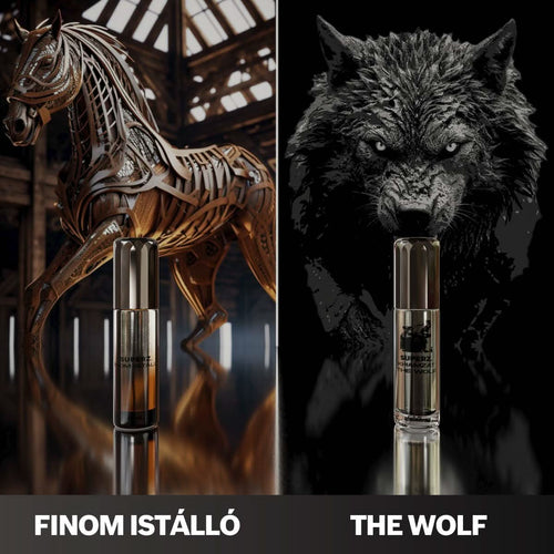 SZETT - Finom Istálló & The Wolf - 2x6 ml Parfümolaj - Férfi/Unisex