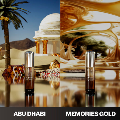 SZETT - Abu Dhabi & Memories Gold - 2x6 ml Parfümolaj - Unisex