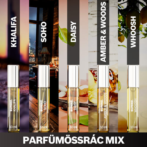 Parfümössrác mix - 5X10 ml Extrait De Parfum