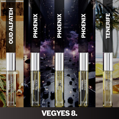 Vegyes 8. - 5X10 ml Extrait De Parfum - Férfi/Unisex