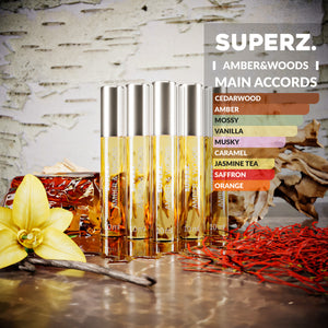 Amber&Woods - 5X10 ml Extrait De Parfum - Unisex