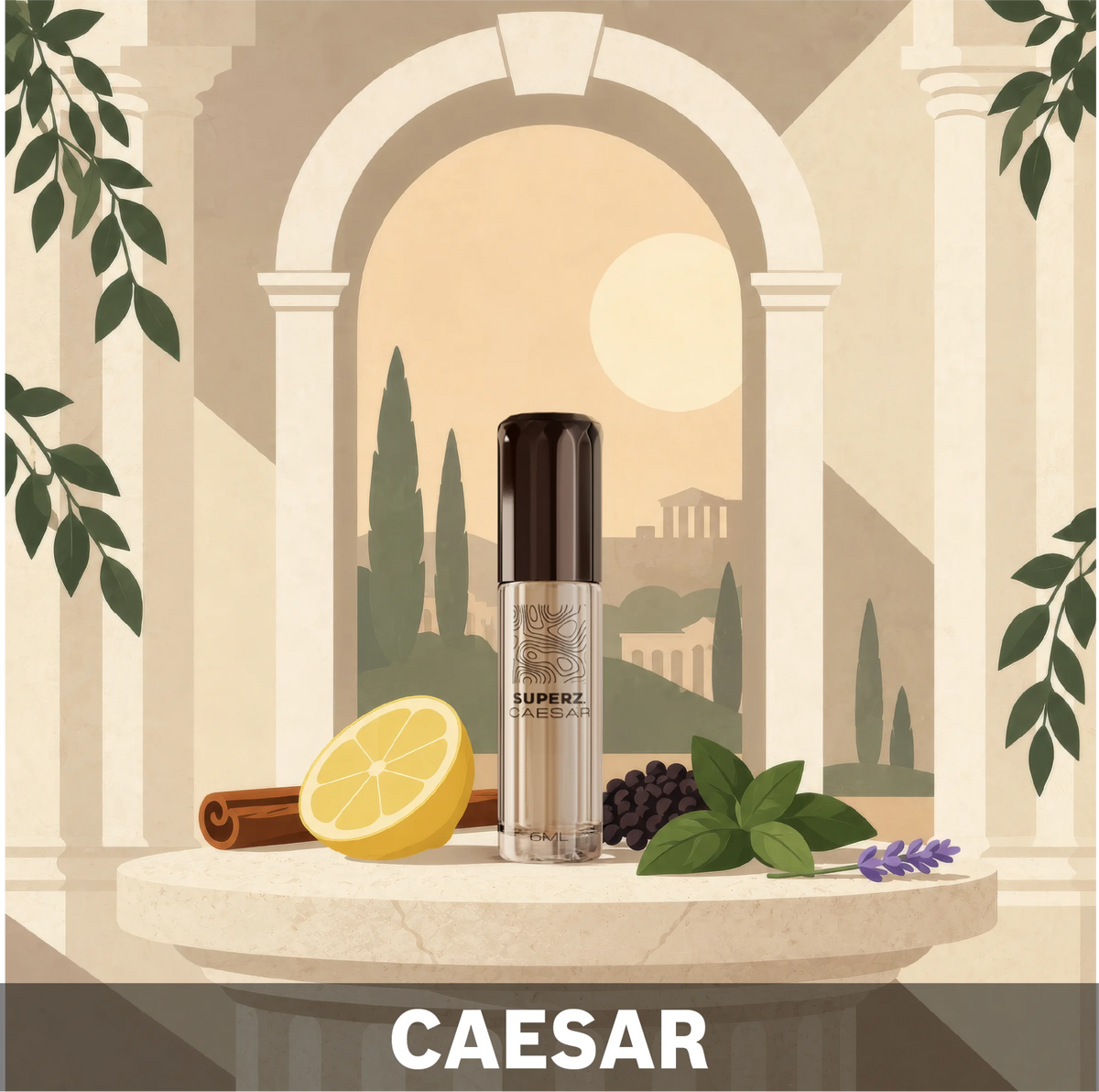 Caesar - 6 ml exclusive 100% parfümolaj - Férfi