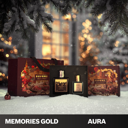 Memories Gold - 50 ml & Aura - 10 ml - WINTER EDITION BOX