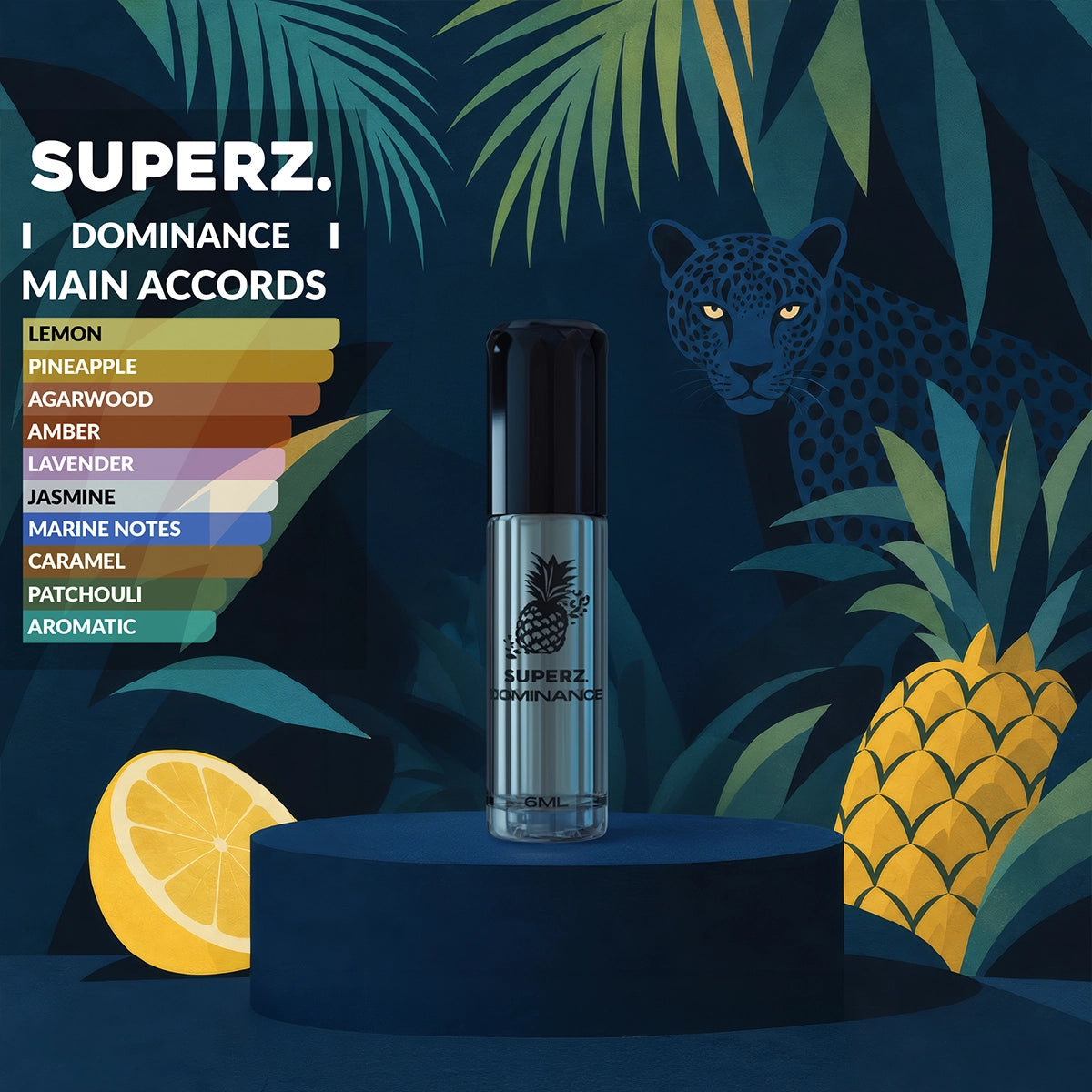 Dominance - 6 ml exclusive 100% parfümolaj - Férfi