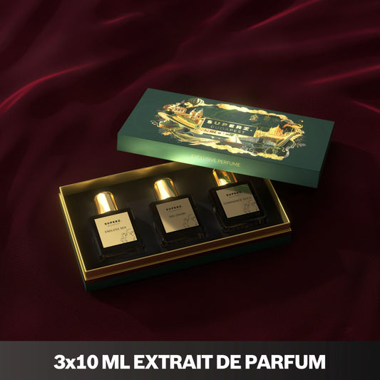 3x10 ml - Bestsellers of Hungary - Endless Sea & Abu Dhabi & Dominance Gold - Unisex/Férfi