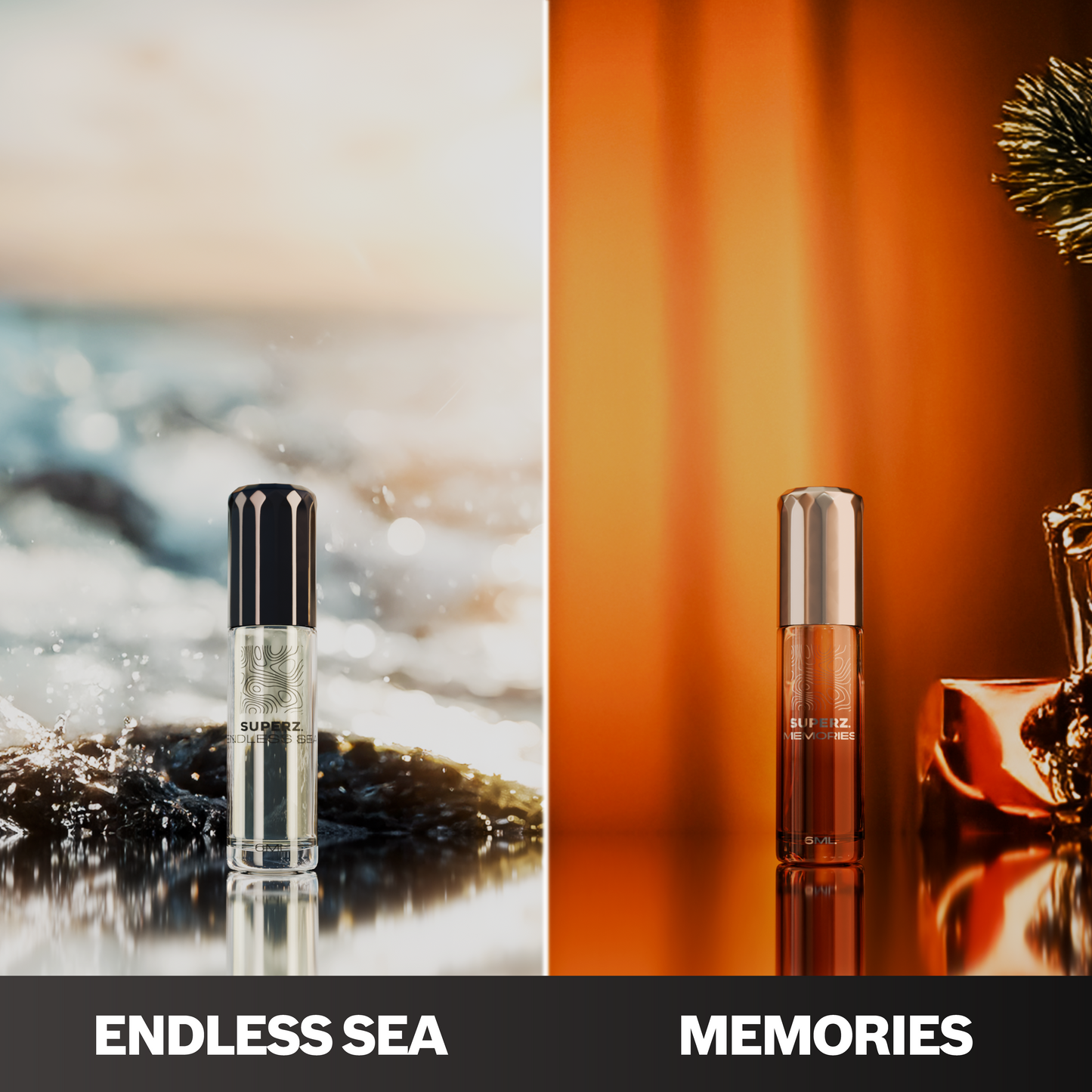 SZETT - Endless Sea & Memories - 2x6 ml Parfümolaj - Férfi/Unisex