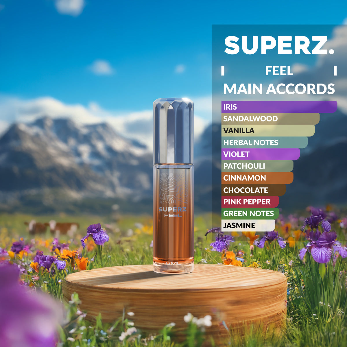Feel - 6 ml exclusive 100% parfümolaj - Unisex - Megújult dobozban!