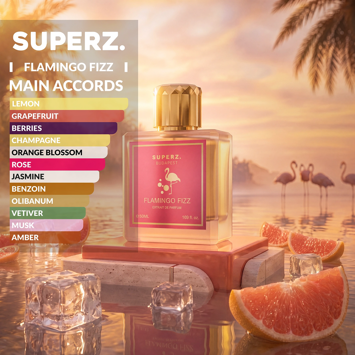 Flamingo Fizz -  50 ml Extrait De Parfum - Unisex