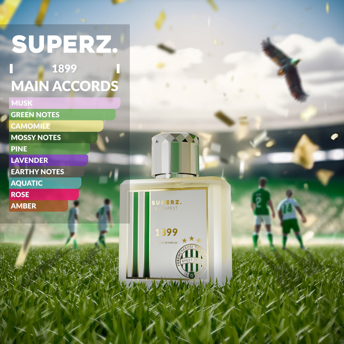 SUPERZ. x Fradi - 1899 -  50 ml Extrait de Parfum - Unisex