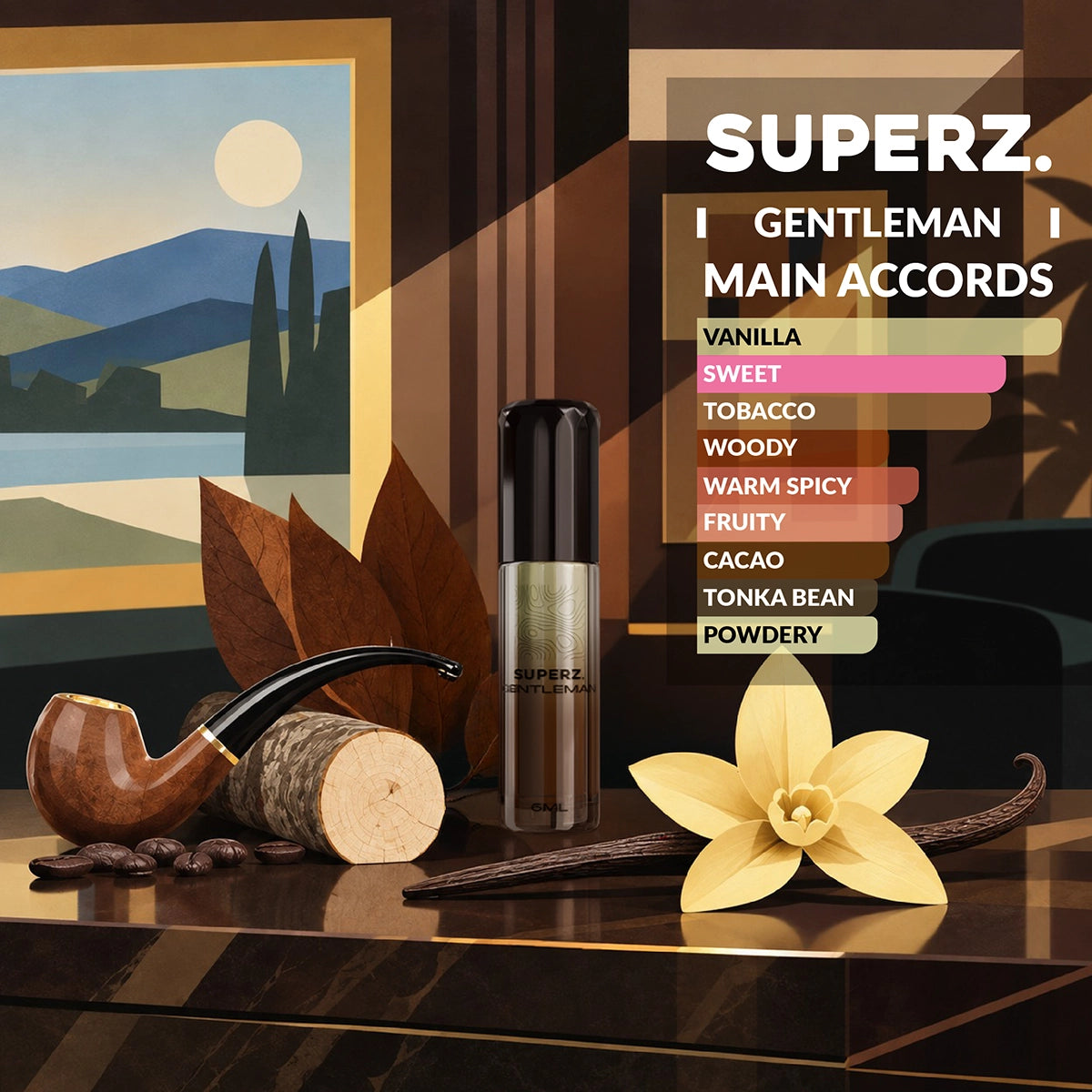 Gentleman - 6 ml exclusive 100% parfümolaj - Férfi - Megújult dobozban!