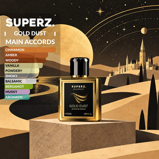 Gold Dust 1+1 akció - 50 ml Extrait De Parfum - Férfi +Ajándék: Gold Dust parfümolaj