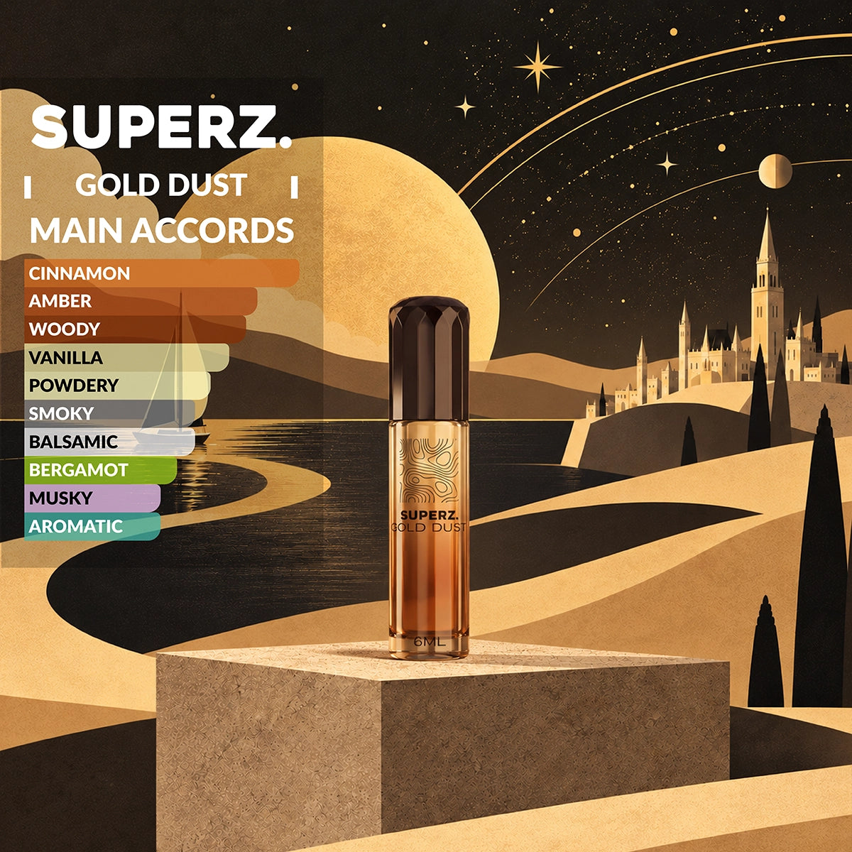 Gold Dust - 6 ml exclusive 100% parfümolaj - Férfi