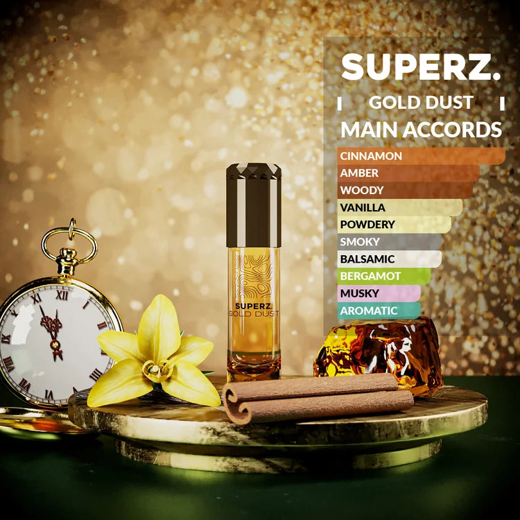 Gold Dust 1+1 akció - 50 ml Extrait De Parfum - Férfi +Ajándék: Gold Dust parfümolaj