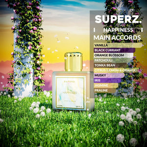 Happiness - 50 ml Extrait De Parfum +AJÁNDÉK Daisy parfümolaj - Női/Unisex