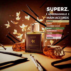 Amber&Vanille - 50 ml Extrait De Parfum - Unisex