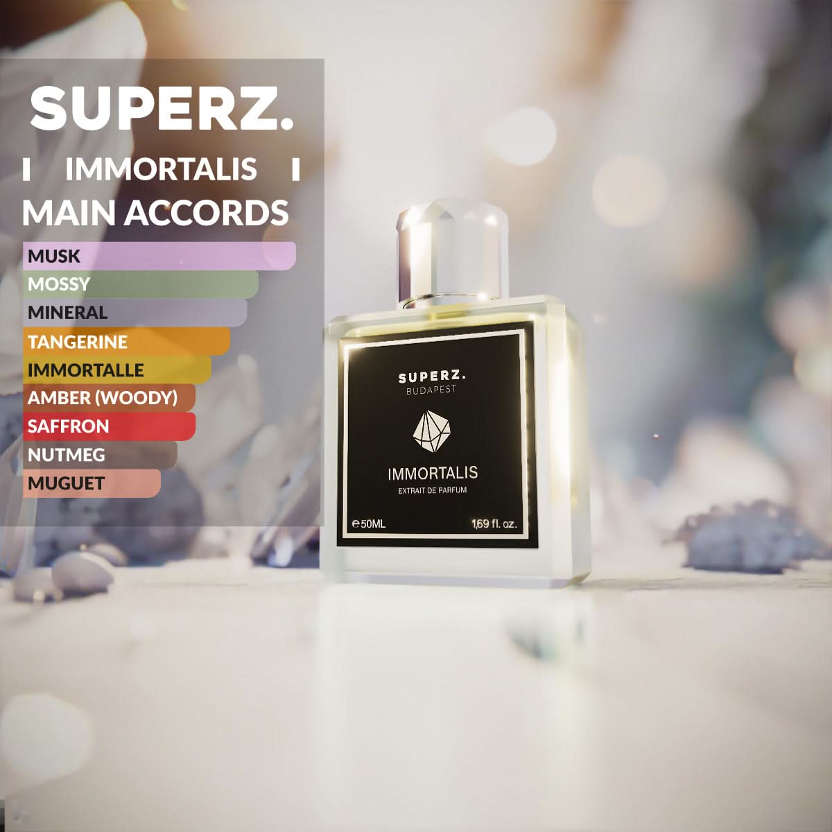 Immortalis -  50 ml Extrait De Parfum - Unisex - Megújult dobozban!