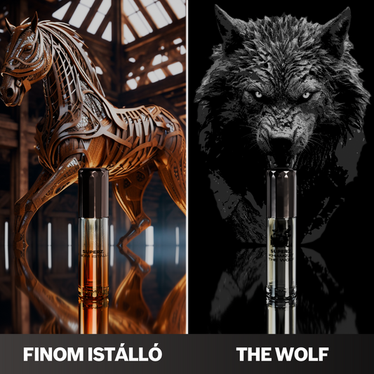 SZETT - Finom Istálló & The Wolf - 2x6 ml Parfümolaj - Férfi/Unisex