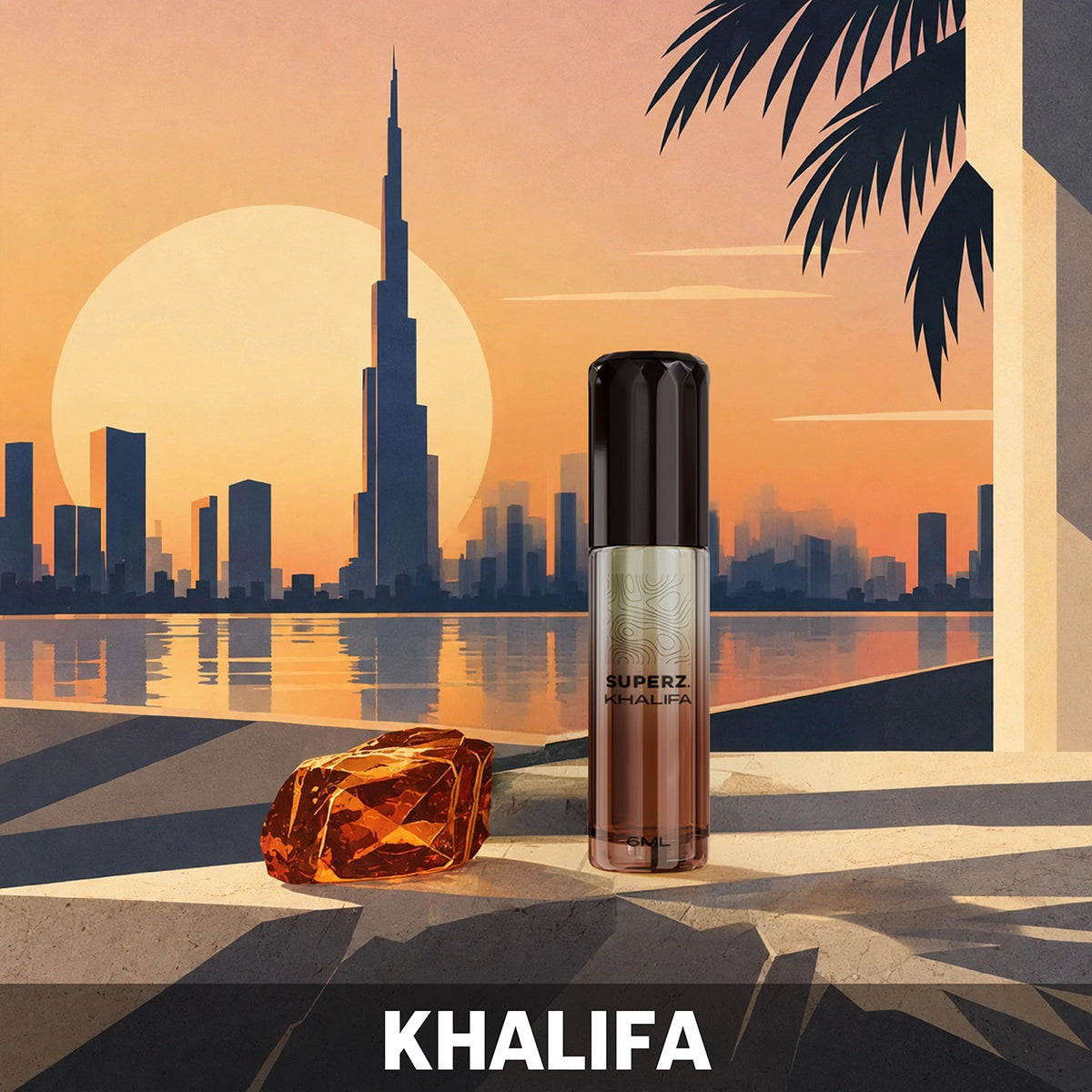 Khalifa - 6 ml 100% parfümolaj - Férfi - Megújult dobozban!