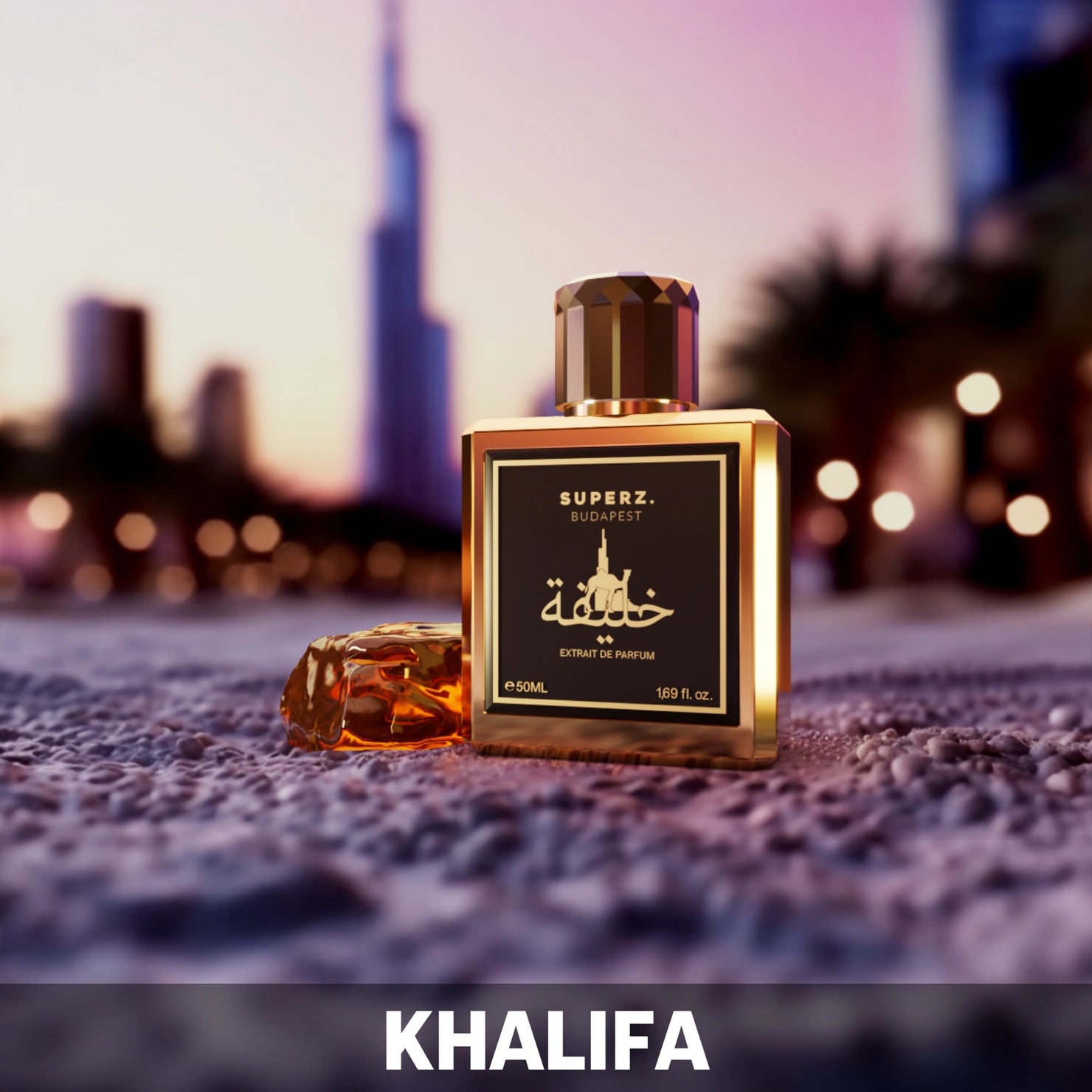 Khalifa - 50 ml Extrait De Parfum - Férfi - Régi design