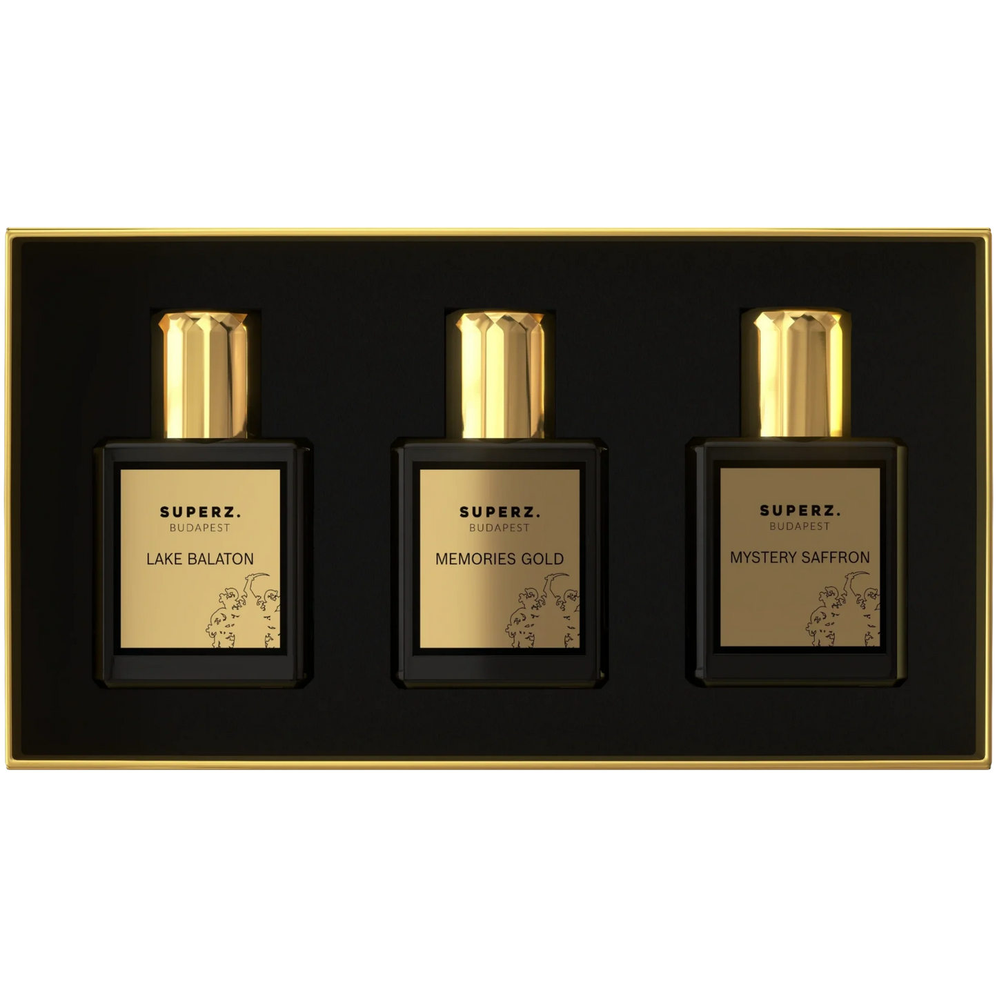 3x10 ml - Lake Balaton & Memories Gold & Mystery Saffron - Unisex