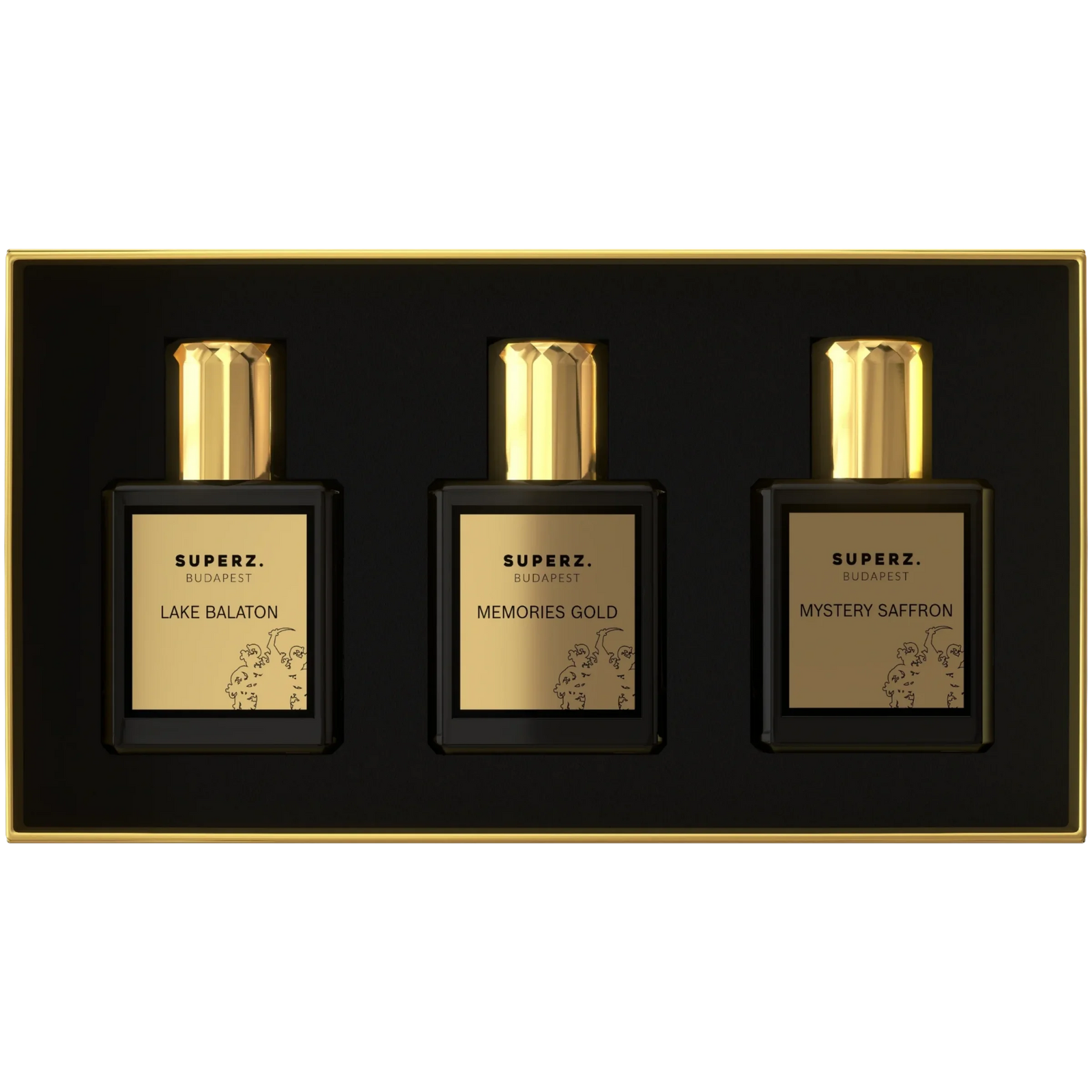 3x10 ml - Lake Balaton & Memories Gold & Mystery Saffron - Unisex