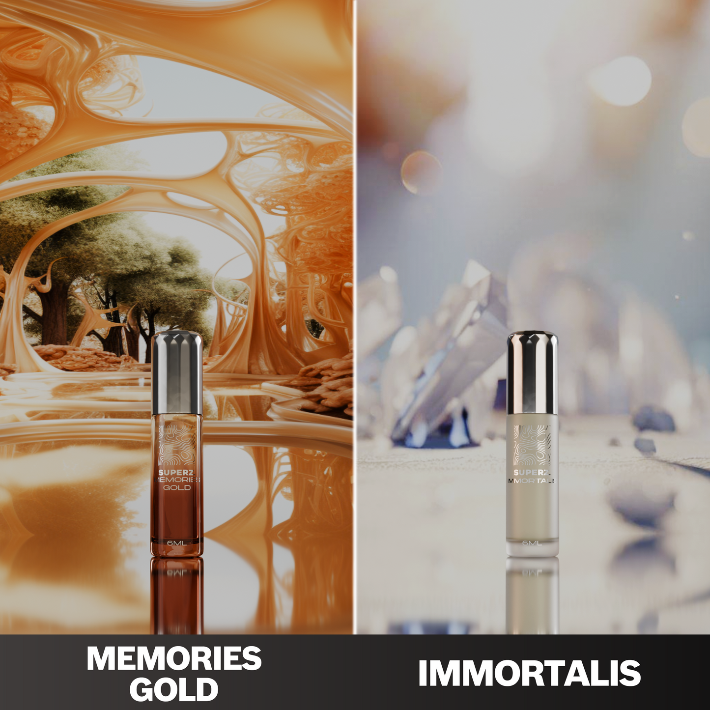 SZETT - Memories Gold & Immortalis - 2x6 ml Parfümolaj - Unisex