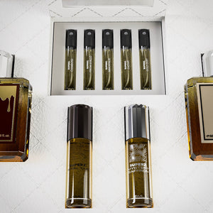 Exclusive szett doboz II. - 2x50 ml parfüm + 2x6 ml parfümolaj + 5x2 ml minta