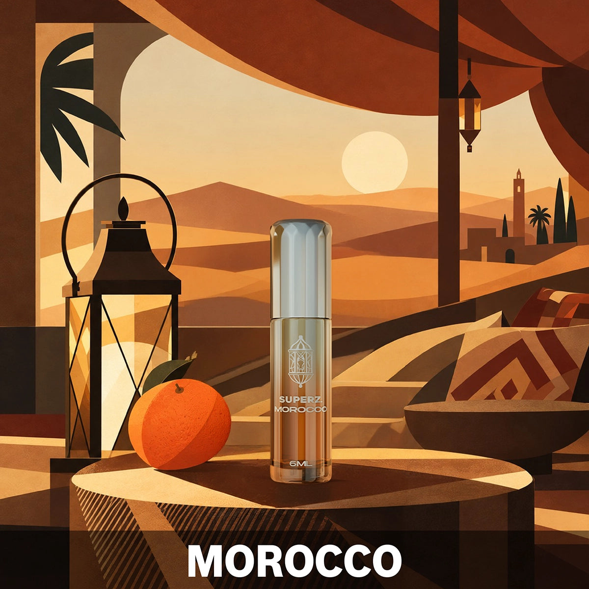 Morocco - 6 ml exclusive 100% parfümolaj - Unisex - Megújult dobozban!