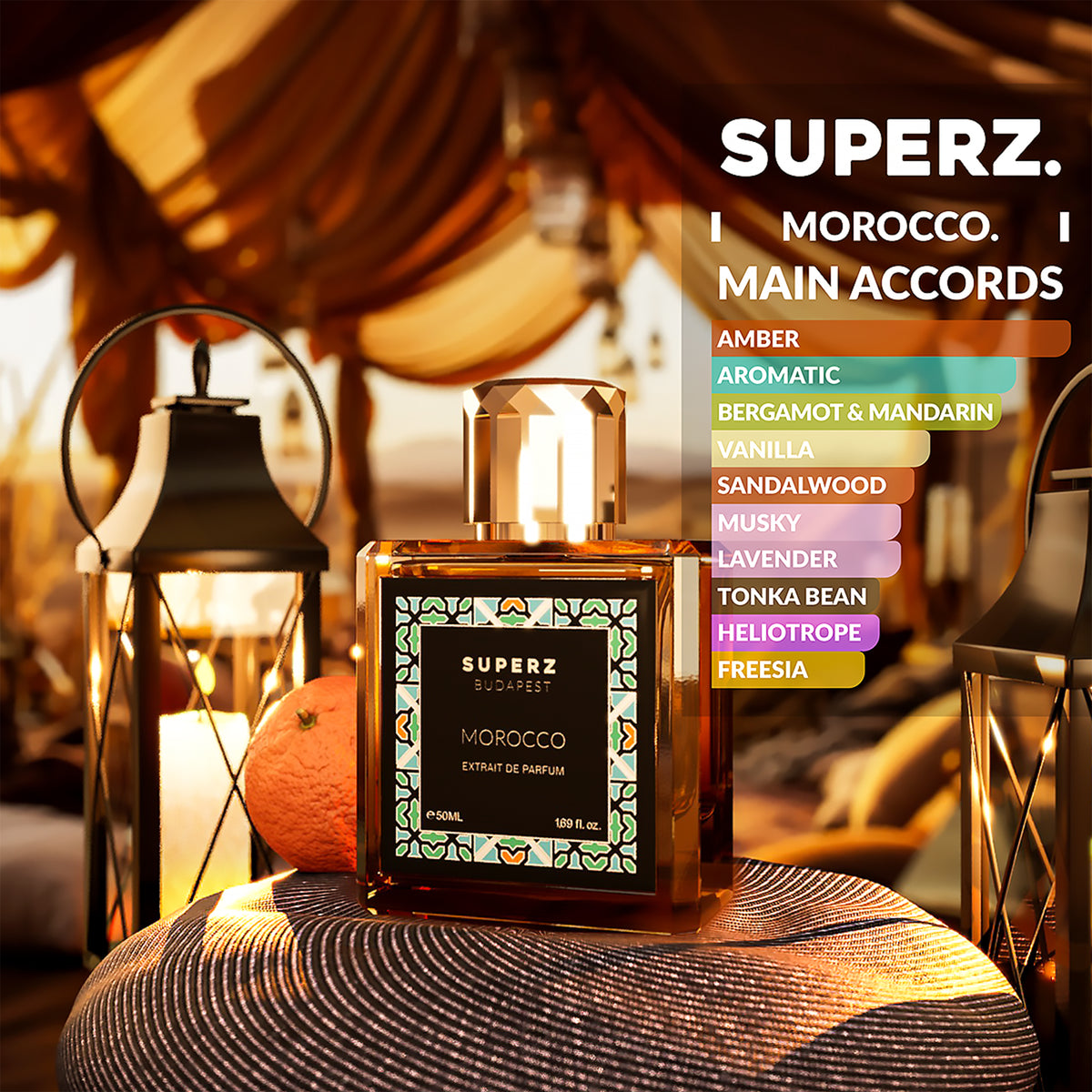 Morocco - 50 ml Extrait De Parfum - Unisex - Megújult dobozban!