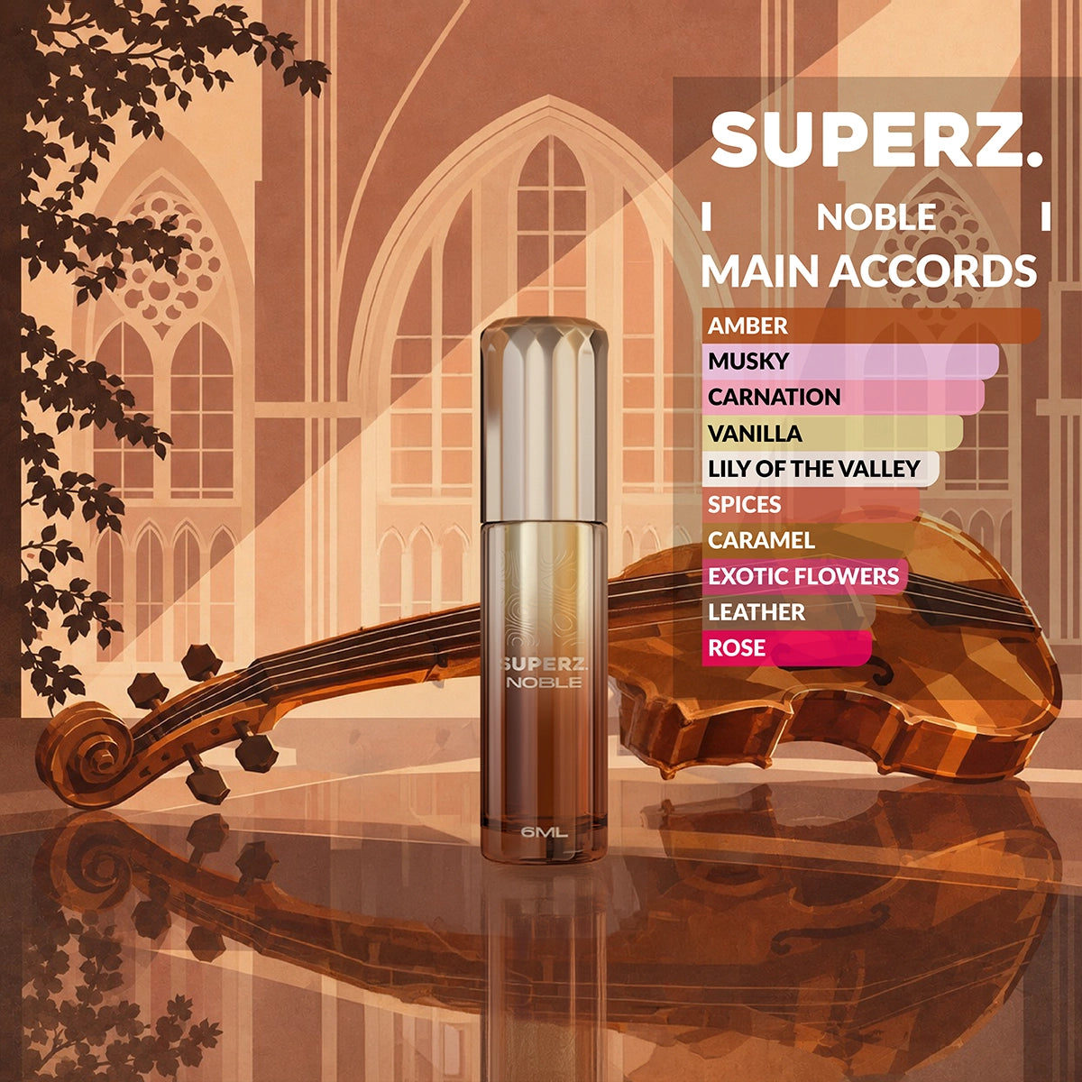 Noble - 6 ml exclusive 100% parfümolaj - Unisex